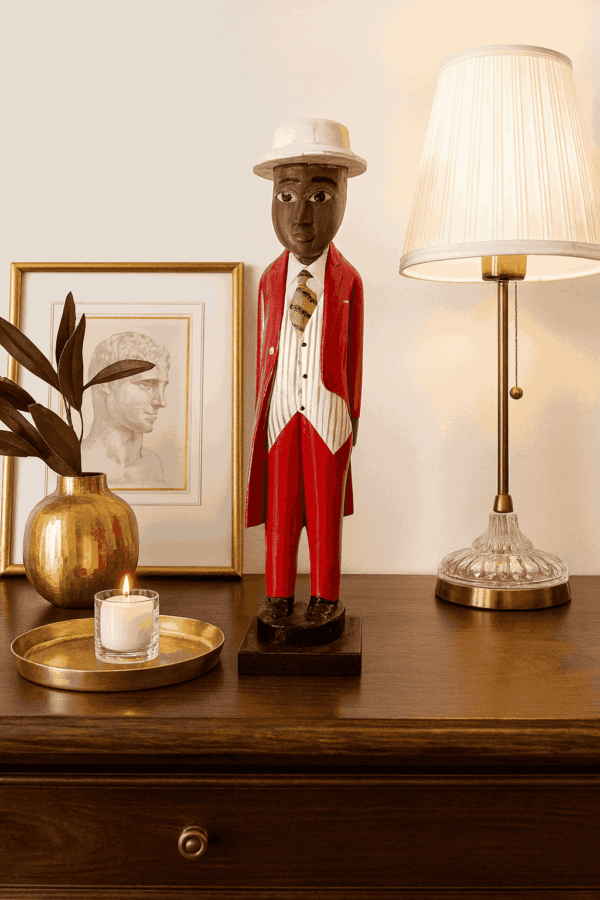 Statue Colon en Bois